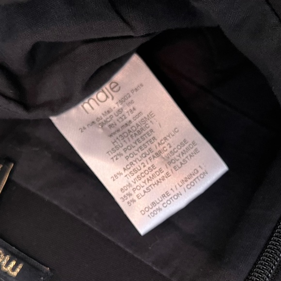 MAJE printed woven mini skirt SZ 34 / XS - Picture 9 of 9